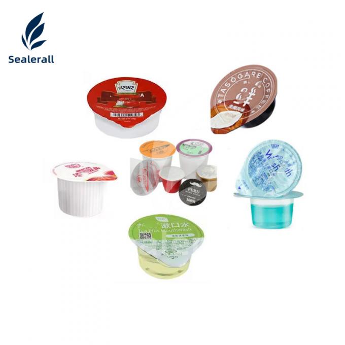 مانع تسربall Cupping Filling Sealing Machine in operation