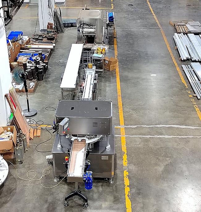 مانع تسربall Automatic Sealing Machine close-up of sealing mechanism